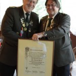 Verleihung Ehrenoberschützenmeister an Dr. Harald Barth