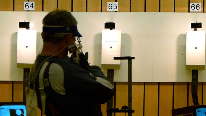 Luftgewehrschiessen Detail