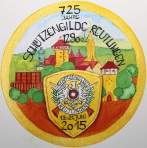 725 Jahre Schützengilde Reutlingen - Festscheibe